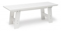 Cecilia Bank Kiefer weiss Länge 120 cm  Breite 40 cm Höhe 45 cm 170.002